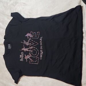 The beatles short-sleeved shirts for women's size S
